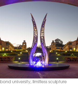 bond university limitless sculpture