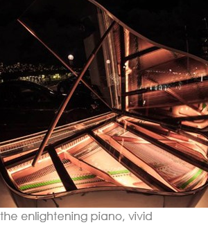 the enlightening piano, vivid